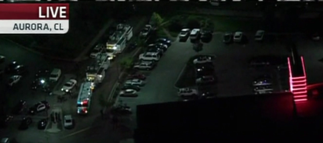 dark knight shooting aerial shot